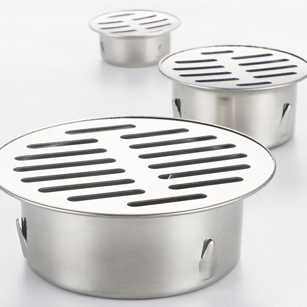 2 шт. Прочный круглый напольный слив из нержавеющей стали для душа и ванной комнаты с уловителем волос, матовая отделка, простая установка
