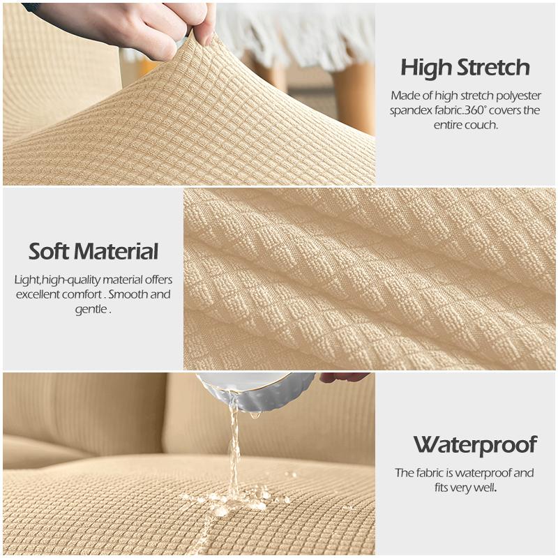 Водонепроницаемый чехол на стул, флисовая эластичная подушка, чехол для обеденного стула, простая установка, защита для мебели, 1 шт., домашний декор