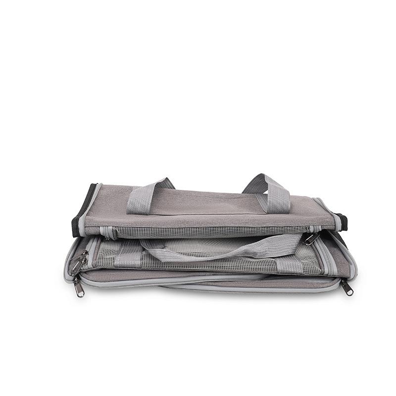 Dog Carrier Bag Soft Side Backpack Cat Pet Dog Travel Bags Airline Approved Transport Small Dogs Cats