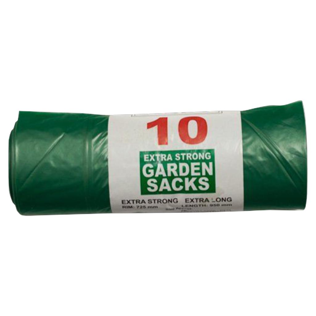 Tristar Heavy Duty Green Garden Sacks 10pk