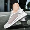 Fashion Sneaker Men Breathable Flat Sports Lace Up Tenis Masculino Outdoor Running Lightweight Mesh Comfortable Running Shoes Large Size