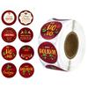 500pcs/roll Merry Christmas Label Stickers Cartoon Santa Claus Xmas Tree DIY Gift Box Baking Package Sticker 2025 New Year Decor