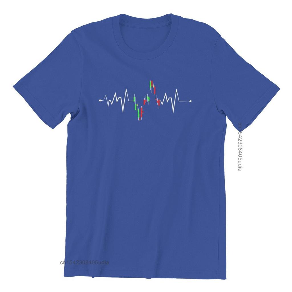 Stock Ekg Investor Trader Heartbeat Stock Market Унисекс Джерси футболка с принтом Rife Мужские футболки на заказ