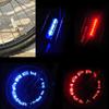 Bicycle Bikes Wheel Tyre Spoke Valve Cap Letter 7LEDs Lights Lamp