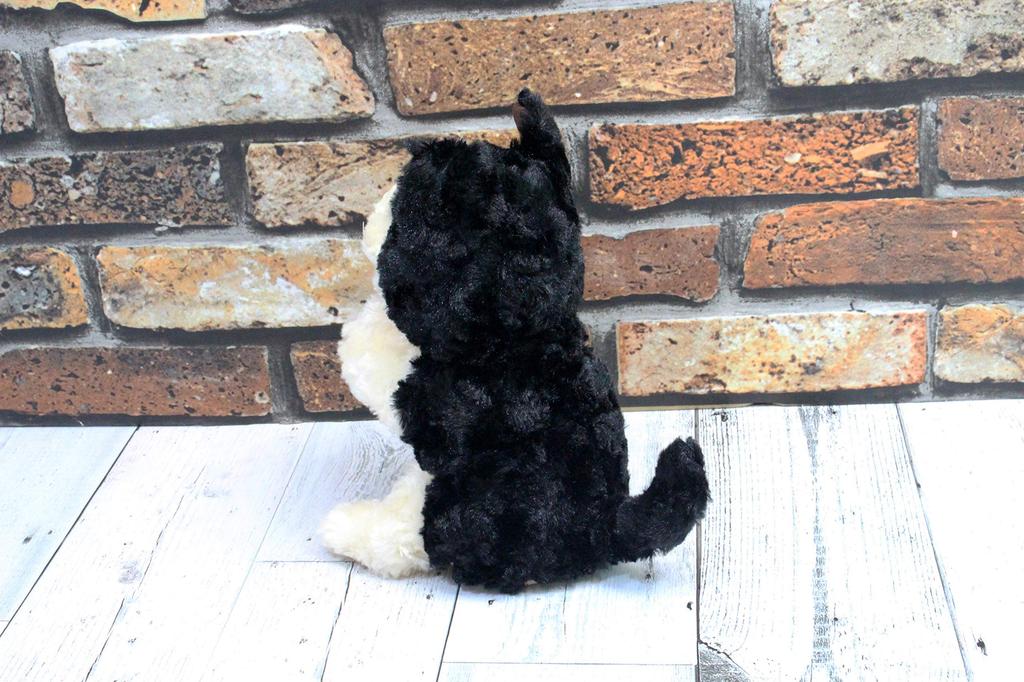 Hand Puppet Cat White Black Take-Off &