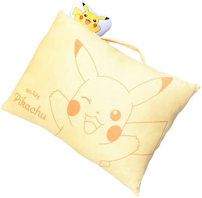 MORIPiLO Morishita Подушка для тела Покемон Пикачу 28x39 см с ручкой Мягкая игрушка Подушка Товары с персонажами Покемон Желтый 4621149