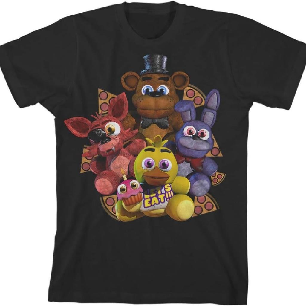 Bioworld Youth Boys Five Nights At Freddy's T-Shirt 3pk