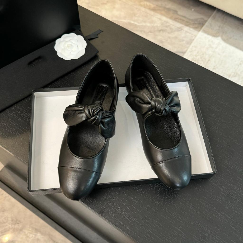 Fashion Flat Shoes for Women 2025 Spring and Autumn Butterfly Bow Round Toe New Mary Jane Women's Shoes Ladies Loafers Women