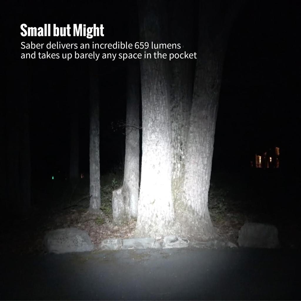 ThruNite SABER Компактный и Легкий EDC 659 Мощный Ручной Фонарь с Несколькими Фонарями с IPX8 Идеально Подходит для Ночных Прогулок на Открытом Воздухе, Катастроф, Преступности