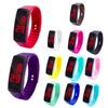 Светодиодный цифровой дисплей с браслетом, часы для детей, студентов, силикагель, спортивные часы