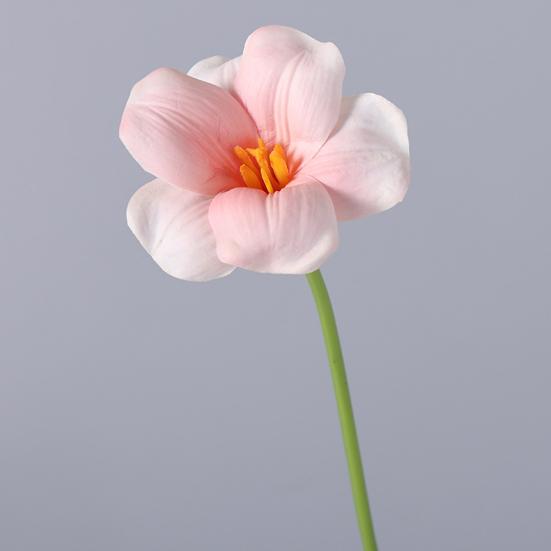 Букет из имитированных тюльпанов Реалистичные лепестки из искусственной кожи с эффектом увядания, гибкие стебли, не требующие ухода