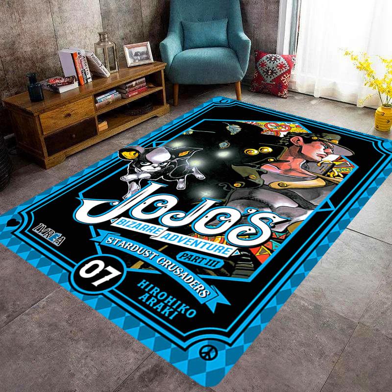 JoJo's Bizarre Adventure: Battle Tendency carpet Suitable for all seasons floor mats Doormat Fashion Dormitory decoration