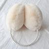 Plush Ear Muffs Pearl Ear Warmer Winter Earflaps  Men Women
