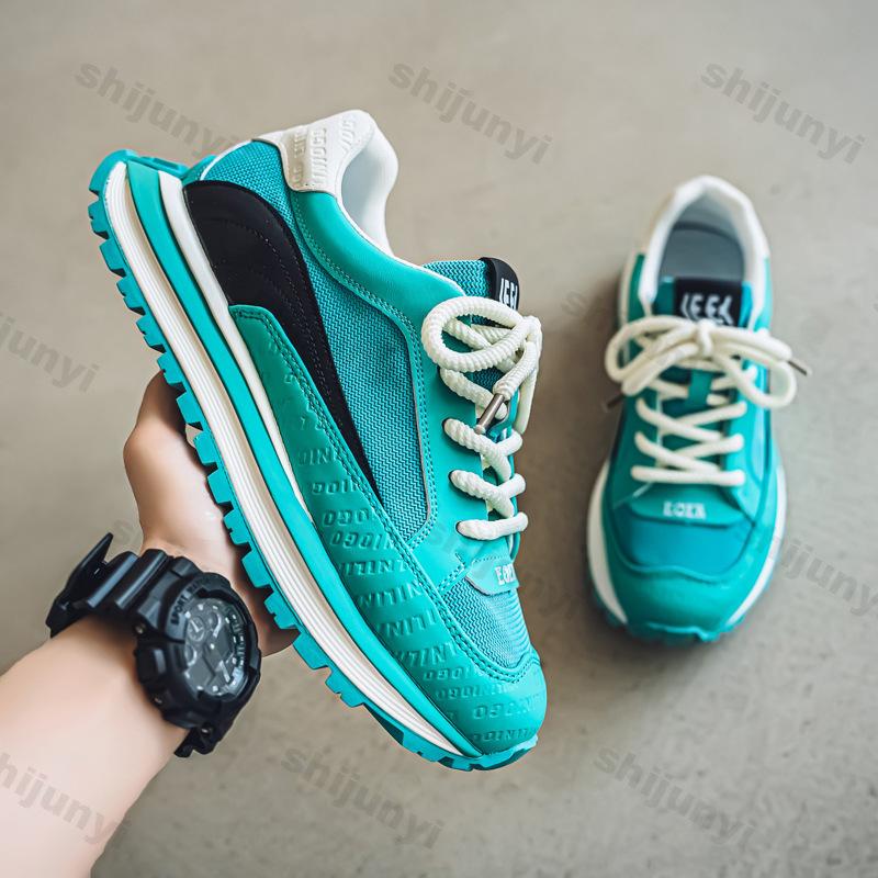 Fashion 2025 Autumn New Fashion Trend Versatile Thick Soled Casual Sports Shoes for Men Soft Soled Comfortable Low Top Platform Sneakers
