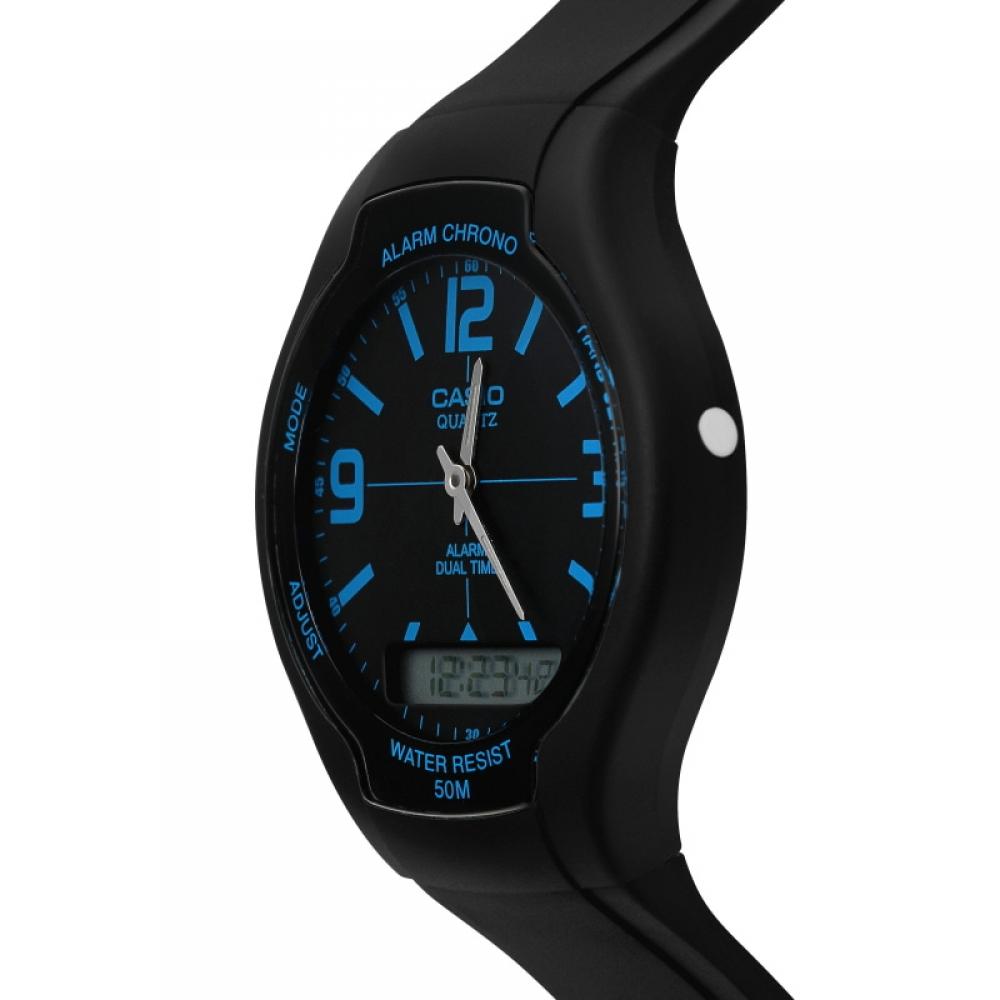 Casio Aw 90h 2bvdf  Aw 90h 2b  Аналого-цифровые публичные уретановые часы