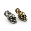 Brass Copper Skull Punk Keychains Pendant Key Chain Charms Key Ring Skeleton DIY Outdoor Accessories