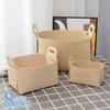 Foldable Storage Basket Car Trunk Storage Box Wear Resistant Bear Felt Storage Baskets High-capacity Toy Storage Basket