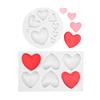 Силиконовая форма своими руками: 8-гнездовая форма Сердце и Губы для шоколада, мастики и эпоксидной смолы. Идеально для украшения торта на День святого Валентина.