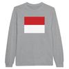 Футболка с длинными рукавами - PIXELFORMA - Drapeau de Monaco - 100% хлопок - Gris - Manches longues