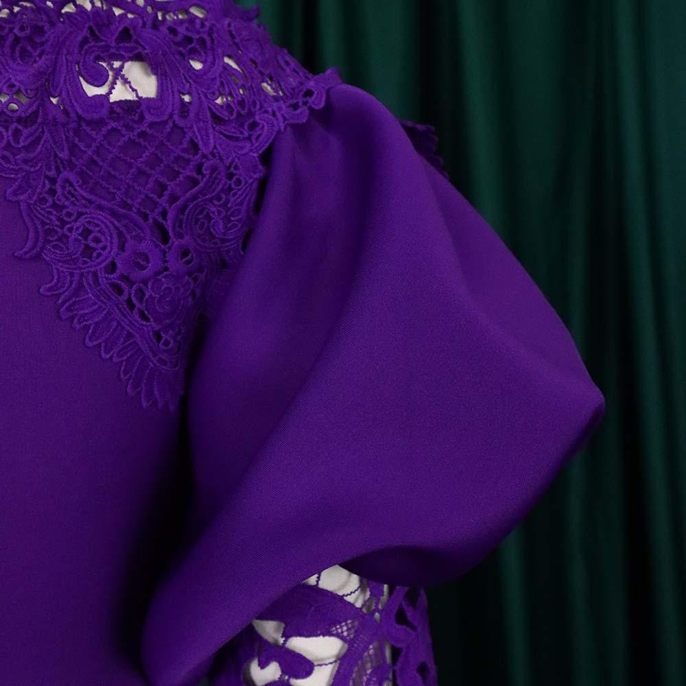 Платья с открытыми плечами Женские Элегантные С рукавами-фонариками Кружевная вставка Облегающее Платье-футляр По бедрам Длина до щиколотки Платье на день рождения