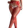 Сексуальные колготки большого размера с вырезами, сетчатые кружевные колготки-сетка для девушек-лолит, готические колготки с подвязками для полных женщин