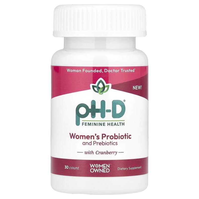 Women's Probiotic and Prebiotics with Cranberry, 30 Capsules