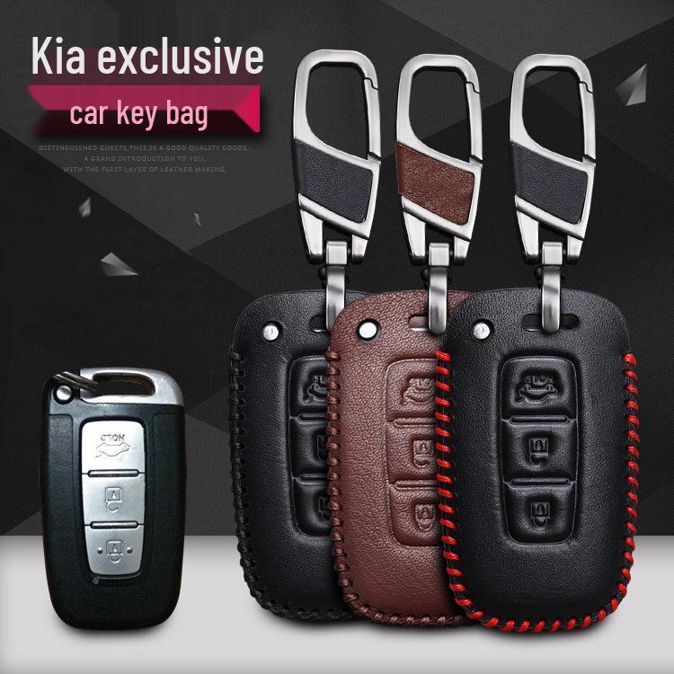 Набор чехлов для ключей автомобиля из натуральной кожи для Kia K3, Sportage, K4, Yipao, K5, K2, Kaisen KX3, KX5