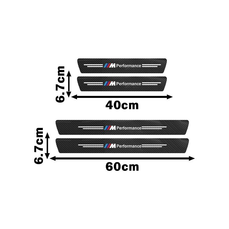 Car Door Threshold Protective Stickers Anti Scratch Waterproof Decal For BMW M E92 E87 F10 F20 F30 X3 X5 i3 ix3 E46 E90 E39 E60