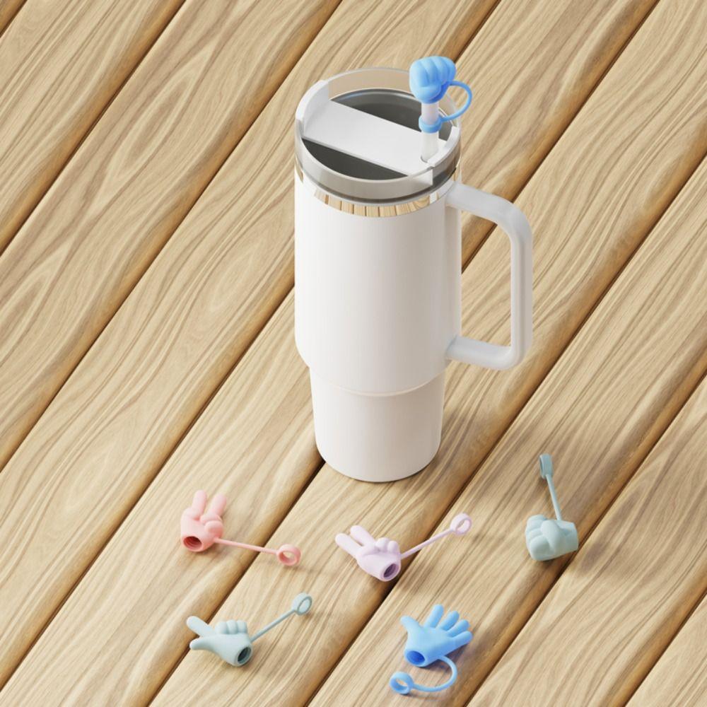 Leak-Proof Silicone Straw Tips Cover for Yeti/Stanley Cup 40oz/ 30oz for 8-12mm Straws