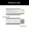 Адаптер для высокоскоростной зарядки USB C, блокиратор данных USB C, адаптер USB C (папа) к USB C (мама), безопасная зарядка для телефонов и планшетов