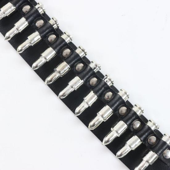 Ожерелье-чокер из искусственной кожи с заклепками и воротником в стиле панк-рок, готическое ожерелье-чокер для женщин и мужчин, эффектные ювелирные изделия