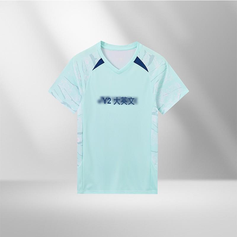 Unisex Badminton Shirt Short Sleeve Breathable Sport T-Shirt Men Women Kids Training Competition