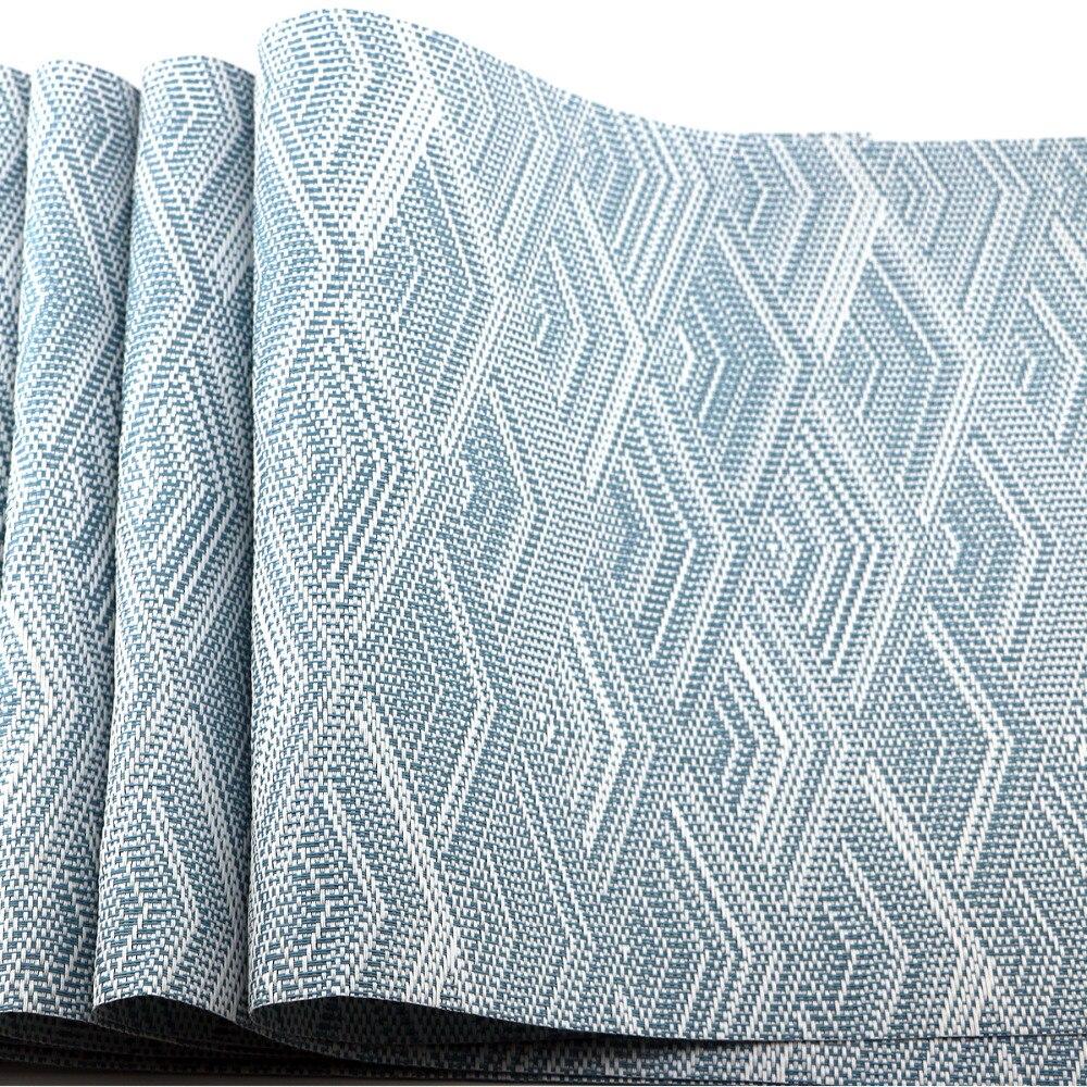 6Pcs/Set Pvc Placemat Dining Table Mats Set Table Bowl Pad Napkin Dining Table Tray Mat Coasters Kids Table Set