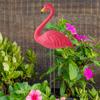 Bird Statue Figurine Yard Ornament Lawn Cake Topper Flamingo Garden Stake Sculpture for Flowerpot