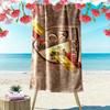 Racing Club de Lens2 Print Beach Towel, Large Soft Quick Dry Towel for Beach Camping Swimming