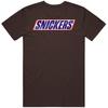 Шоколадный батончик Snickers Любитель конфет Милый Ретро Винтажный Классический Еда Футболка
