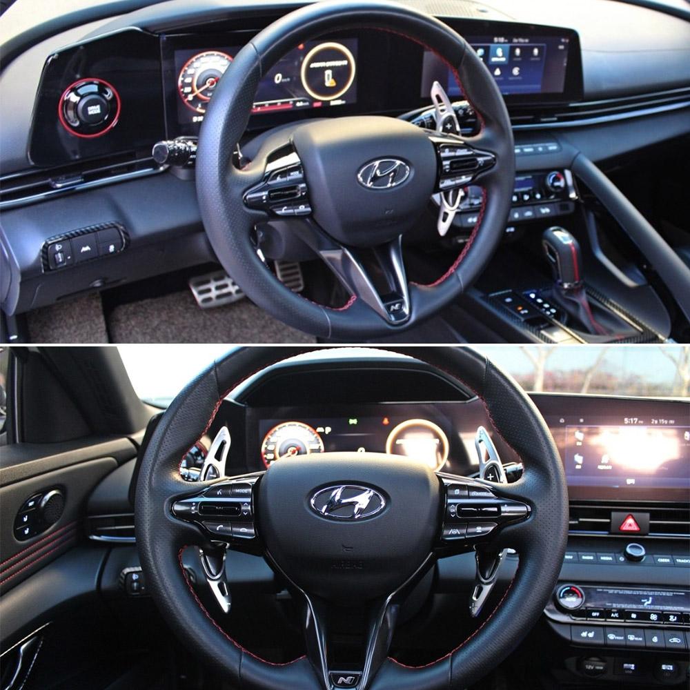 Автомобильный руль переключения передач DSG, наклейка-удлинитель для Hyundai I30 Wagon N Line Veloster KONA N Elantra Avante GT N-line