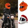 Halloween Pumpkin Motorcycle Helmet Cover Christmas Full Face Helmet Protective Cover