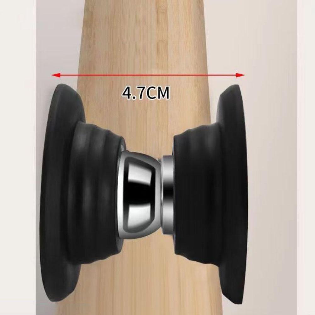 1PC Magnetic Door Stopper Holder Free-punch Door Stop Silicone 4.7CM Anti Collision Windproof Household Hardware Accessories