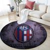 Custom Name Bologna FC2 Round Area Rug,Carpet Rug for Living Room Bedroom Sofa Playroom Decor,Non-slip Floor Mat