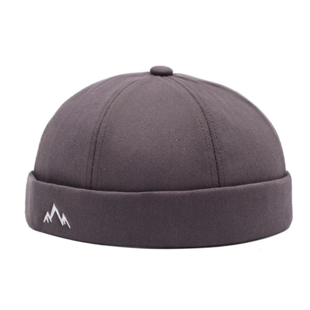 Solid Color Brimless Hat Breathable Hip Hop Hats Fashion Landlord Hat  Unisex