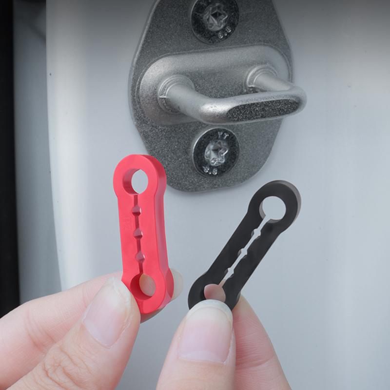 Силиконовые амортизирующие накладки на замки дверей автомобиля - Виброгасящие бесшумные демпферы (4 шт)