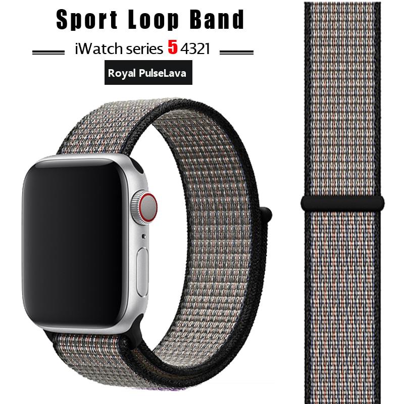 Нейлоновый спортивный ремешок для Apple Watch ремешок 44мм/40мм Apple Watch 6 SE 5 4 3 ремешок Iwatch ремешок 38мм/42мм браслет с аксессуарами для часов