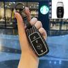 ULA5   Car Key Cover For Mercedes Benz S C Class W223 W206 2022 S350 S400 S450 S500 C260 C300 Alloy Leather Car Remote Control Key Case