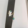 Cute Kitten Fishing Enamel Brooch Durable Metal Pin Compact 3.5x4.5cm Jewelry Gift For Children And Animal Lovers