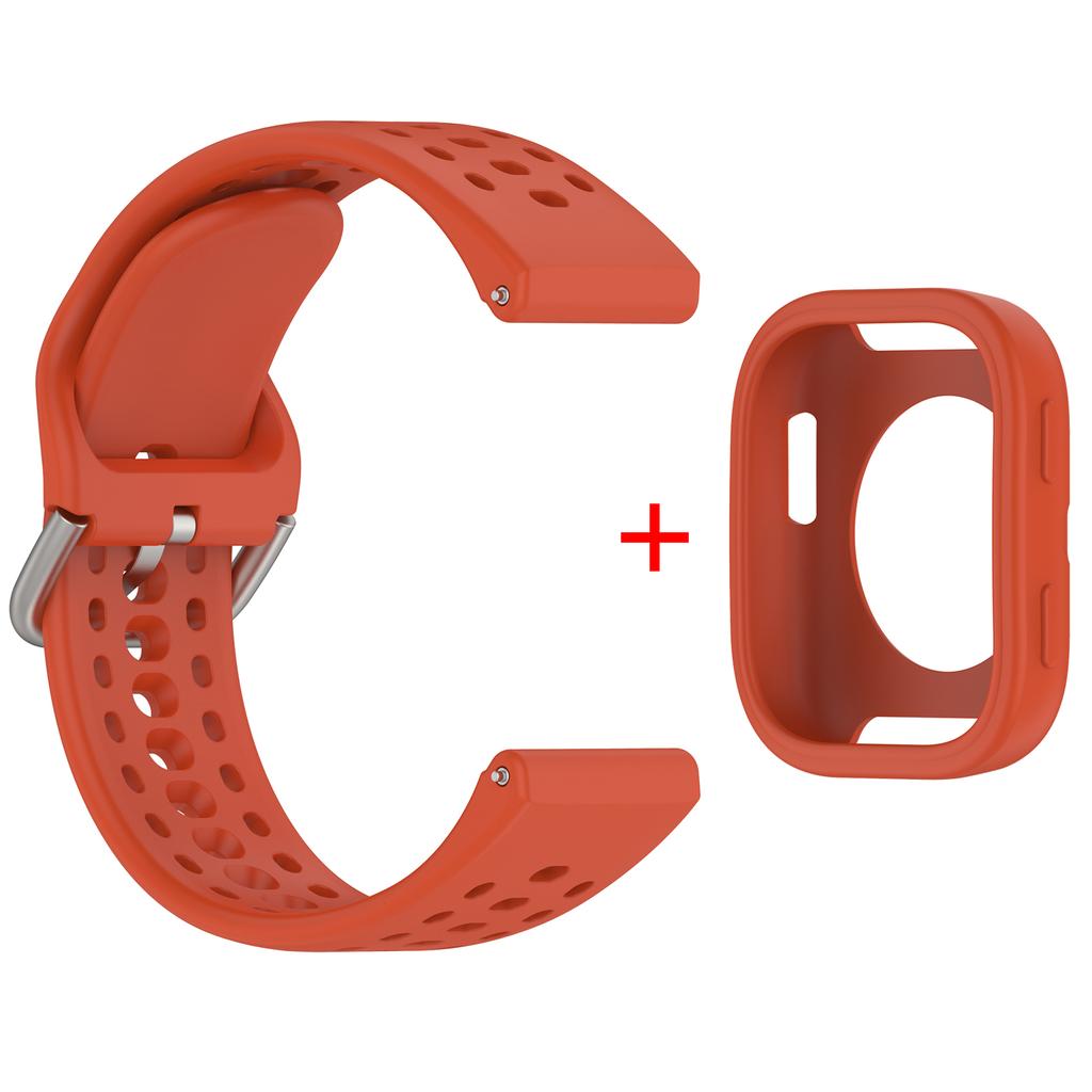 Оригинальный силиконовый+чехол для Amazfit Bip 6, аксессуары для ремешка, мягкий дышащий ремешок Correa+защитная накладка-бампер для браслета Amazfit Bip6
