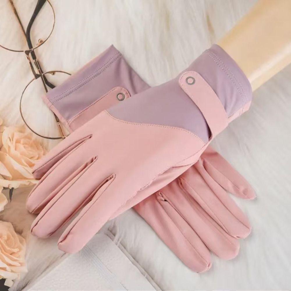 Солнцезащитные перчатки из ледяного шелка, дышащие летние солнцезащитные перчатки для велоспорта на открытом воздухе