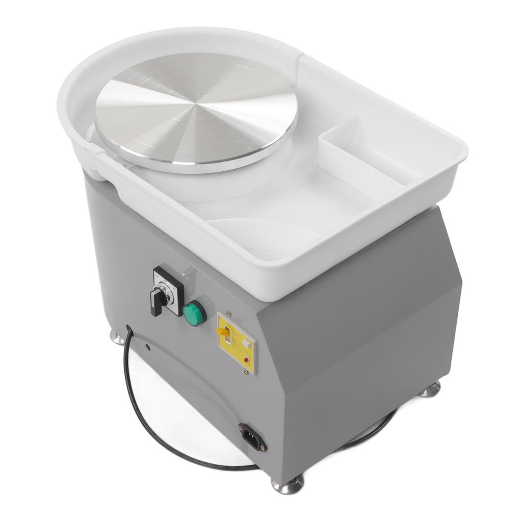 Гончарный круг Машина Плавное изменение скорости Съемный поддон Низкий уровень шума 350 Вт Серый Электрический Керамика