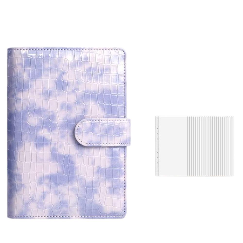 Faux Leather Savings Challenges Book Marbling/Leopard Print Mini Budget Binder Save Money