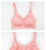 New Style Plus Size Wireless Front Closure Nursing Bra - Adjustable, Gathered, Seamless Maternity Underwear